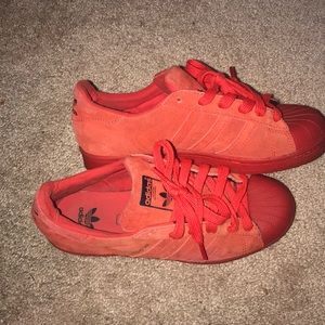 Suede red addidas